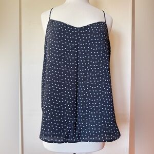 LOFT Polka Dot Spaghetti Strap Top (Women’s M)